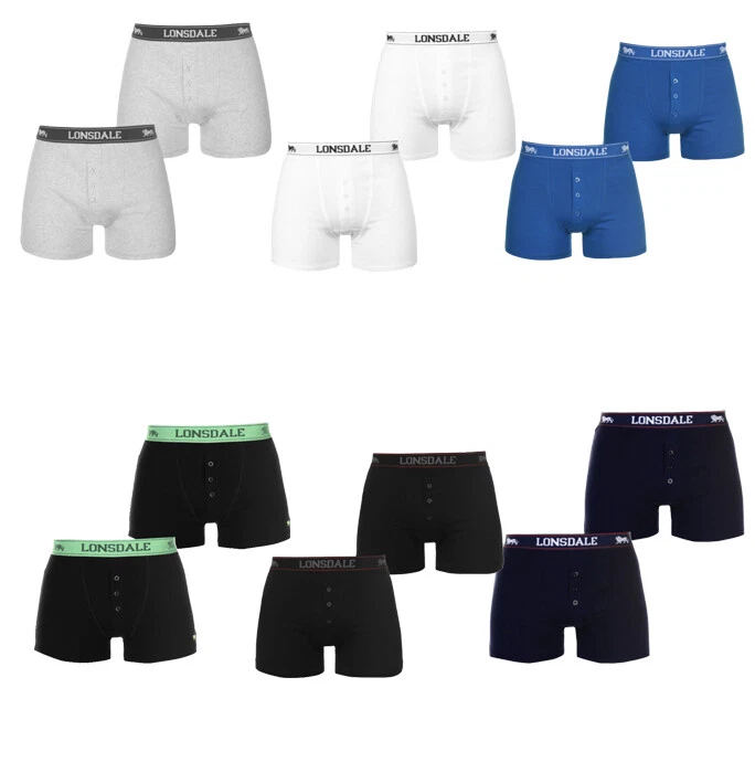 Lonsdale Boxer Briefs 2pc Underwear Underpants S M L XL 2XL 3XL 4XL New - Image 1 of 1