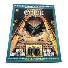 1990 Klaus Janson Batman LDK Legends Dark Knight Promo Art Poster Laminated