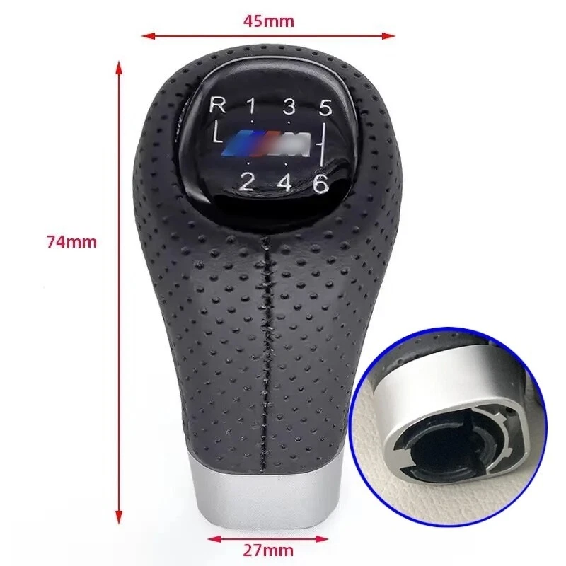 6/5Speed Manual Gear Shift Knob For BMW E81 E87 E88 E82 E91 E92 E93 Accessory 1x - Image 1 of 4