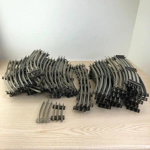 LIONEL 0 GAUGE 3 RAIL BLACK TIE LOT - 67 total pcs. Regular & Gentle Curves - Picture 1 of 5