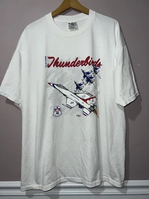 CAMISA VINTAGE 1998 USAF THUNDERBIRDS FUERZA AÉREA XXL Foto 1 de 4