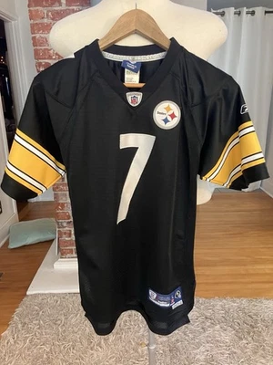 Camiseta cosida Reebok on field Ben Roethlisberger Steelers talla 14-16 Foto 1 de 4