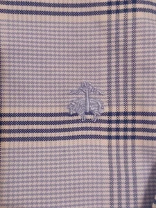 BROOKS BROTHERS 1818 Long Sleeve Button Shirt Medium M NON IRON REGENT Stretch - Picture 1 of 7