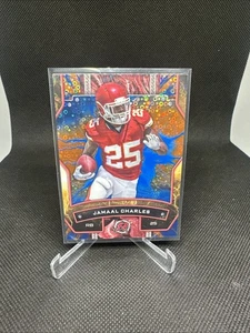 2024 Topps Resurgence - Jamaal Charles #49 refractor de chispa azul y naranja - Imagen 1 de 2