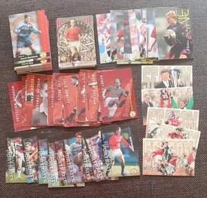 Futera Manchester United 1997 Complete Set Cards 1-100 Beckham Cantona Best (D1) - Picture 1 of 7