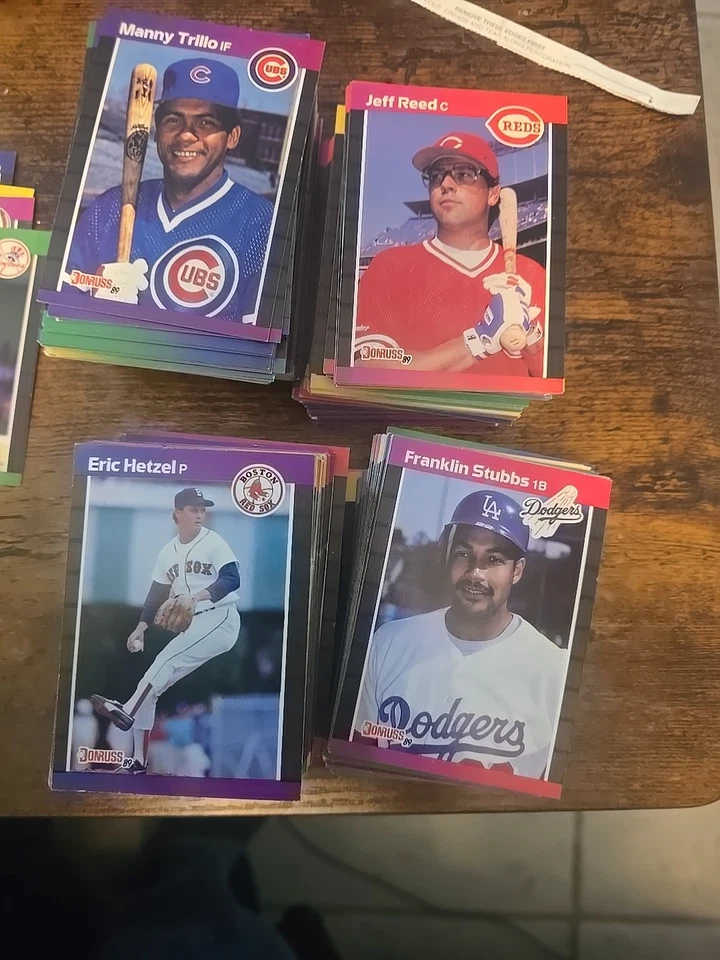  LOTE DE TARJETAS - 1989 Donruss Baseball - MVP - HOFers Foto 1 de 4