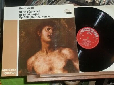 1965 Smetana Quartet Beethoven String Quartet Op 130 Supraphon red stereo ED1 NM - Image 1 of 3