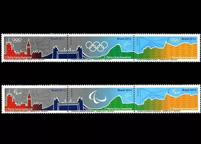 Juegos Paralímpicos Rio Mi 4246-8 51-3 Yt 3373-78 Setnant 奥林匹克 Brasil 2016 Foto 1 de 1