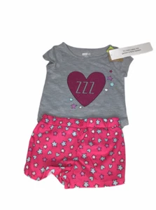 Crazy 8 Girls Toddler 2-Piece Set Heart Mitten Top and Shorts Size 3 XXS 2XS - Picture 1 of 3