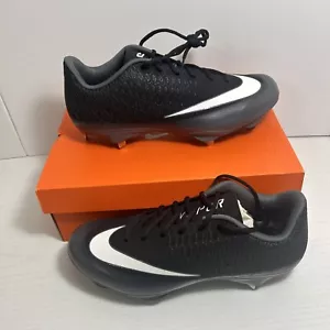 Nike Lunar Vapor Ultrafly Elite 2 Black Baseball Cleats Men Sz 13 AO7946-011 - Picture 1 of 8