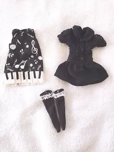 Set of Clothes for 12" Neo Blythe Doll music note, lace one-piece dresses - Picture 1 of 4