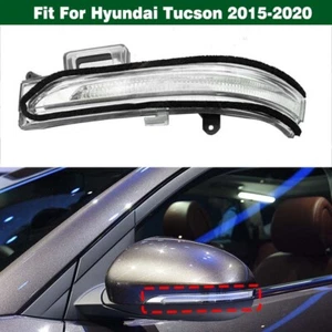 Left Side LED Rearview Mirror Light Turn Signal Lamp For Hyundai Tucson 2015-20 - Picture 1 of 8