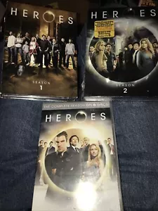 HEROES: TV SERIES: SEASONS 1,2,3 (DVD: 3 SETS) SEASON 2: NEW/ SEASONS 1,3: EXC - Picture 1 of 8