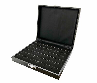 36 Slot Jewelry Ring Case Display Velvet Storage Travel Box • 24.95$