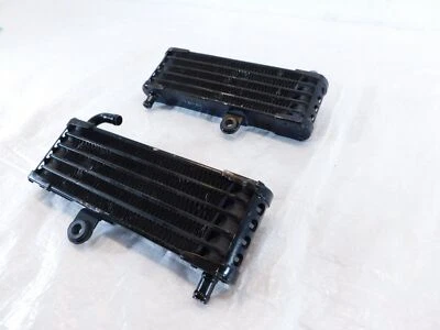 Aprilia RSV1000R RSV 1000 Tuono R Black Left/Right Engine Motor Oil Coolers - Imagem 1 de 4