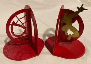 SPIDER-MAN SUJETALIBROS DE METAL LÁSER MACH DIFÍCIL DE ENCONTRAR RARO - Imagen 1 de 12