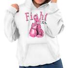 Fight Breast Cancer Awareness Pray For Cure Womens Hooded Sweatshirts Hoodies
