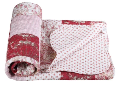 Bettüberwurf Sofaüberwurf Tagesdecke gesteppt Patchwork Wohndecke 150x200cm - Bild 1 von 4