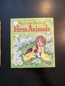 Vintage 1972 Children’s Book My Little Book Of Farm Animals Kmart Hard Cover - Picture 1 of 3