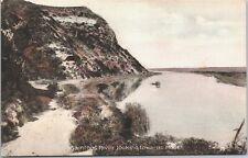 Africa Jeffreys Bay Gamtoos River looking towards Mouth Vintage Postcard B104