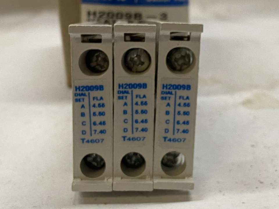 Pack of 3 Eaton Cutler Hammer Freedom Series Heater H2009 84.7-115 Amp NEW - Image 1 of 3