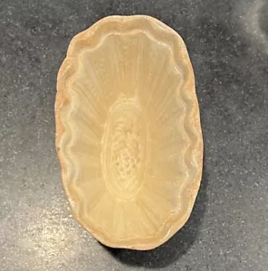 Antique Ironstone Child’s Jelly Mould w/ Pineapple Design & Chained Ribs, C 1830 - Picture 1 of 10