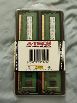 A-Tech 8GB 2 x 4GB PC3-8500 Laptop SODIMM DDR3 1066 MHz 204-Pin Memory RAM 8G 4G - Image 1 of 4