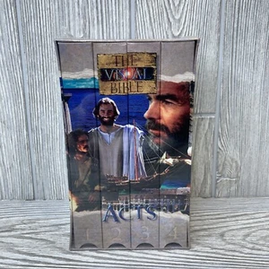 The Visual Bible: Acts (VHS, 4 Tape Set) Christian Dramatization NIV, New SEALED - Picture 1 of 6