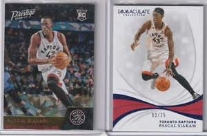 Pascal Siakam Pacers 2016-17 Panini Prestige CRYSTAL ROOKIE CARD LOT - #/25 SP - Picture 1 of 2