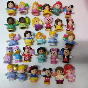Random 5pcs Fisher Price Little People Disney Princess Mickey Minnie Mouse - Picture 1 of 3