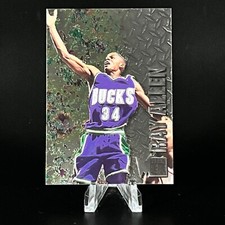 RAY ALLEN 1996-97 FLEER METAL ROOKIE RC CARD #186 MILWAUKEE BUCKS HOF LOOK!!