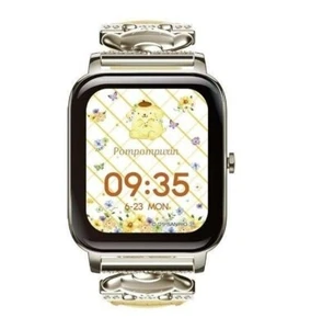 GREEN HOUSE Smartwatch Sanrio Pompompurin GH-SMWL-PN New JPN F/S Cute Limited - Picture 1 of 5