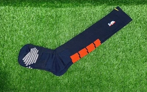Nike Golden State Warriors NBA Team Issue Elite Basketball Socks Size Large Navy - Picture 1 of 4