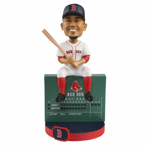 Mookie Betts Boston Red Sox Riding Green Monster Bobblehead MLB Cover
