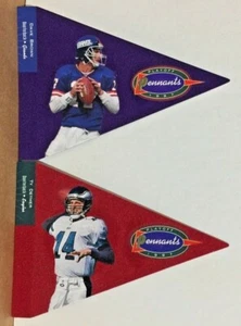 Ty Detmer 1997 Playoff Absolute Jumbo Pennants Gold Foil "P" Insert #131 SP RARE - Picture 1 of 1