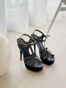 Sandalias de plataforma tributo SAINT LAURENT (TALLA 39) - Imagen 1 de 4