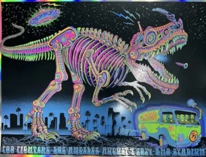 FOO FIGHTERS Los Angeles 8/9/24 Concert Foil Poster BMO Stadium EMEK 130/165 - Picture 1 of 5