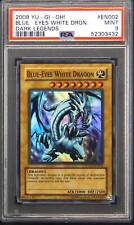 2008 Yu-Gi-Oh DLG1-EN002 Blue-Eyes White Dragon PSA 9 MINT Dark Legends Super R.