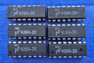 (6x) MT4264-20 RAM Dinámica para COMMODORE Plus/4 / C64/128 | PIEZAS ORIGINALES - Imagen 1 de 2