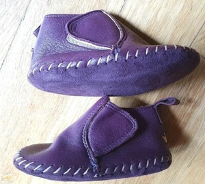 EASY PEASY Kinder/Baby/Krabbelschuhe/Hausschuhe--Gr.20/21--feines Ökoleder--Neu - Bild 1 von 5