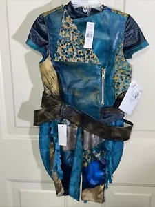 NWT DISNEY DESCENDANTS 4PC HALLOWEEN COSTUME KIDS SIZE 4 GREEN - Picture 1 of 8