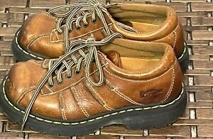 Vintage Doc Martens Brown Leather Lace Up Shoes Womens 5