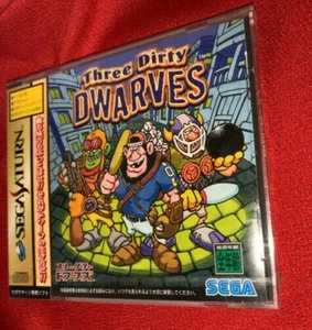 Drei schmutzige Zwerge Sega Saturn SS werkseitig versiegelt - Bild 1 von 2