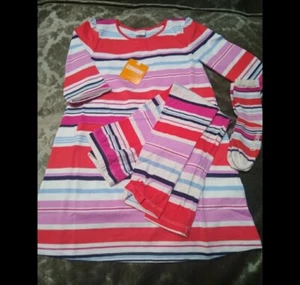 NWT Gymboree L/S Striped Dress, Leggings & Socks 5t Full Outfit! - Picture 1 of 9