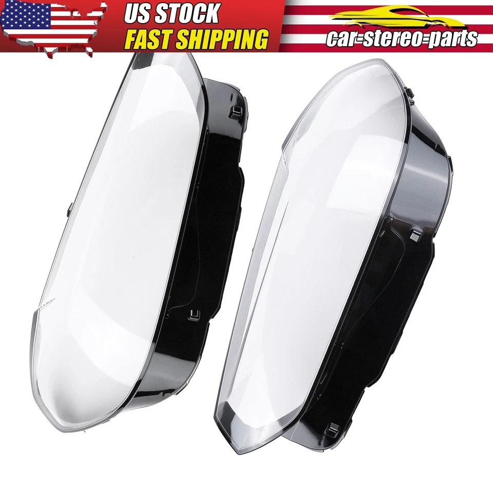 Un par de cubiertas de faros delanteros para BMW E83 X3 2004-2010 izquierda y derecha Foto 1 de 4