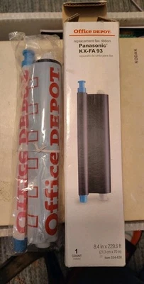 Office Depot Replacement Fax Ribbons (KX-FA 93) For Use With Panasonic Machine - Image 1 of 3