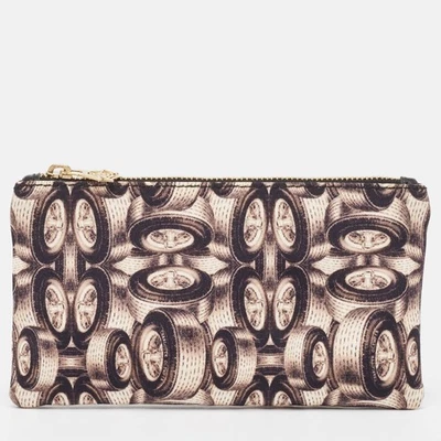 Charlotte Olympia Multicolor Printed Fabric Zip Pouch - Image 1 of 4