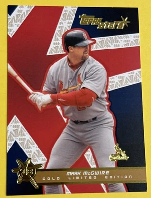 2001 Topps Stars Mark McGwire #78 Gold /499 St. Louis Cardinals  - Image 1 of 2