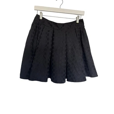 NUEVO CON ETIQUETAS Falda Patinadora Miss Selfridge Plisada Metálica Punto Tonal, Reino Unido 12/Estados Unidos 8 Foto 1 de 4