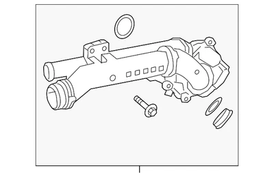 Genuine Mercedes-Benz Thermostat Unit 274-200-34-00 - Изображение 1 из 2